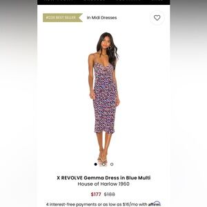 House of Harlow X revolve Gemma dress